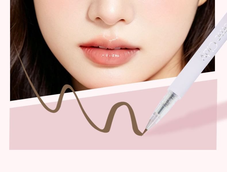 Feather Soft Smooth Glide Liquid Eyeliner - 2 Colors 5pcs Bundle Set