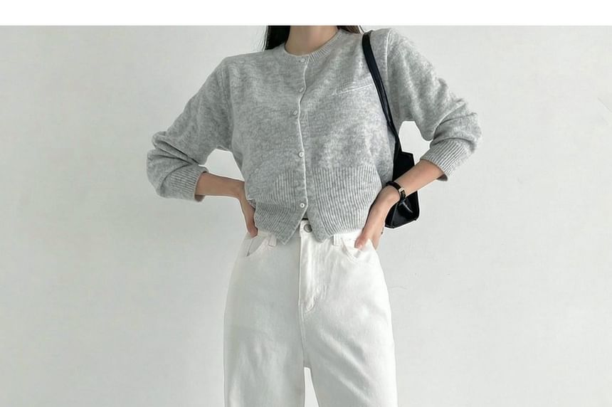 Mid Waist Loose Fit Flared Jeans