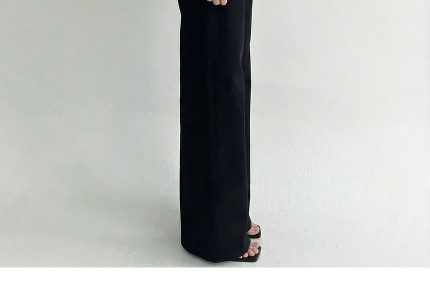Mid Waist Loose Fit Flared Jeans