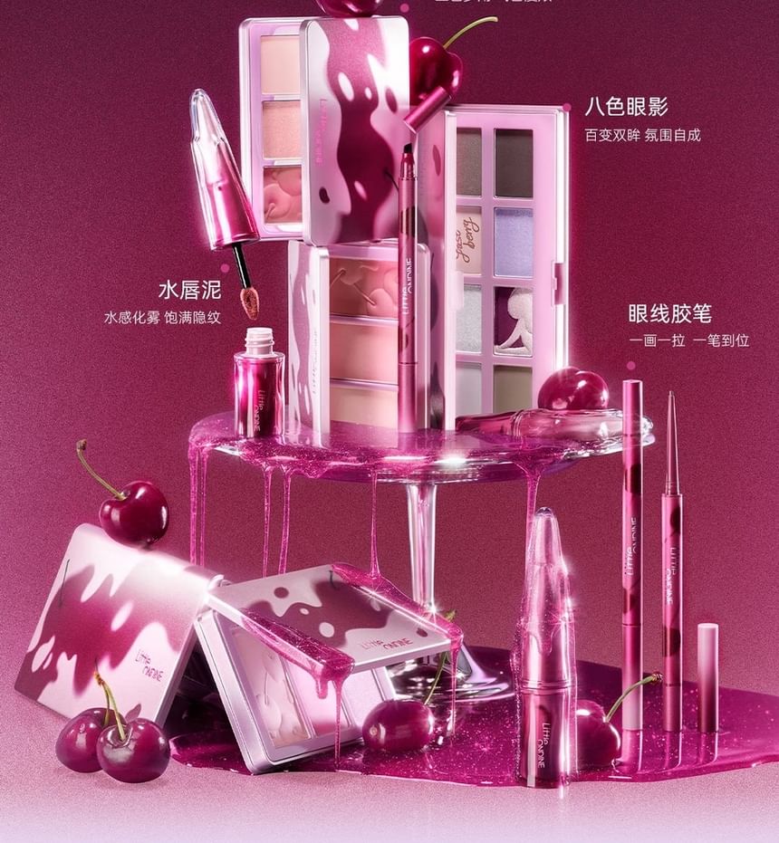 Red Fruit Collection Water Lip Mud - 6 Colors 2pcs Bundle Set