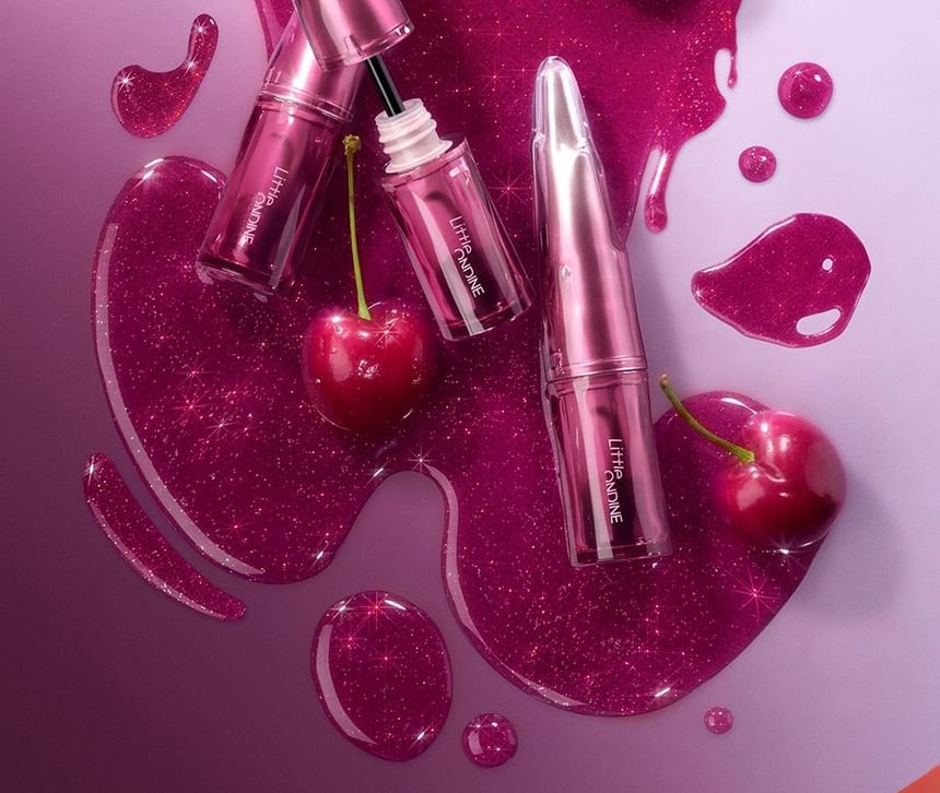 Red Fruit Collection Water Lip Mud - 6 Colors 2pcs Bundle Set