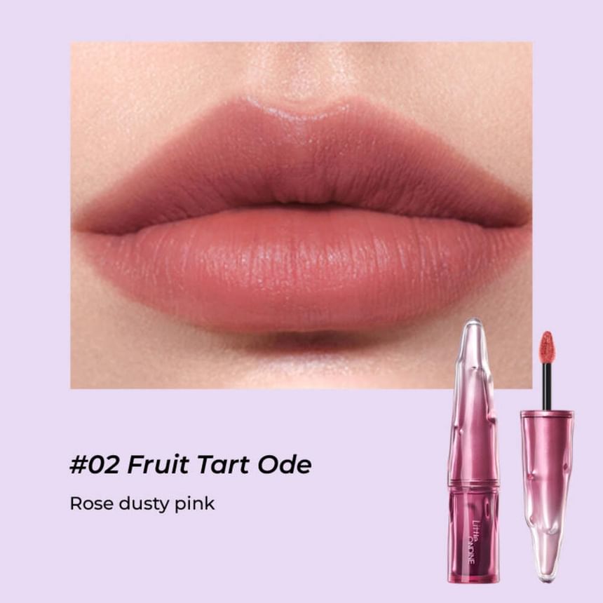 Red Fruit Collection Water Lip Mud - 6 Colors 2pcs Bundle Set