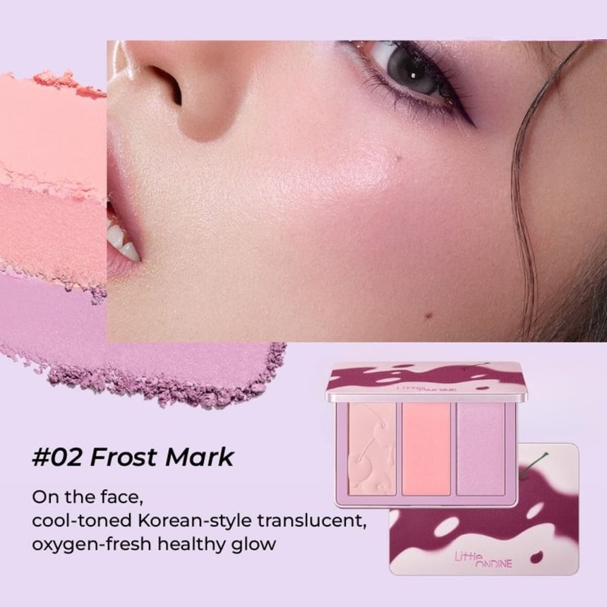 Red Fruit Collection Berry Mist Blush - 2 Types 2pcs Bundle Set