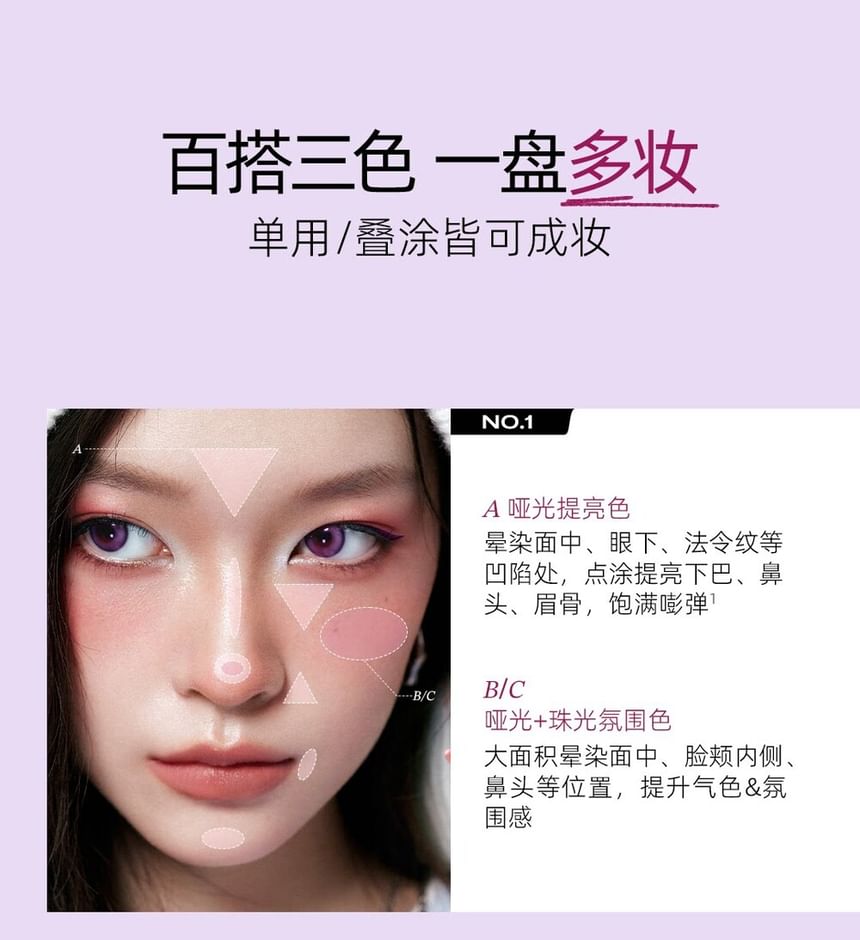 Red Fruit Collection Berry Mist Blush - 2 Types 2pcs Bundle Set