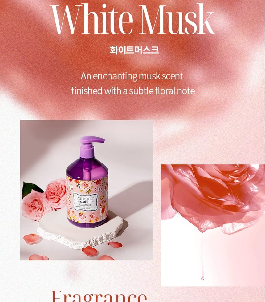 Volume & Perfume Hair Loss Shampoo White Musk 5pcs Bundle Set