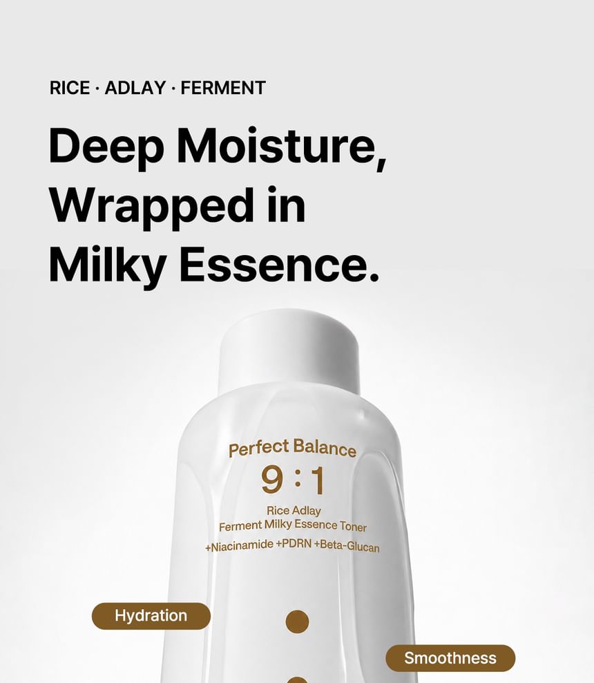Rice Adley Ferment Milky Essence Toner