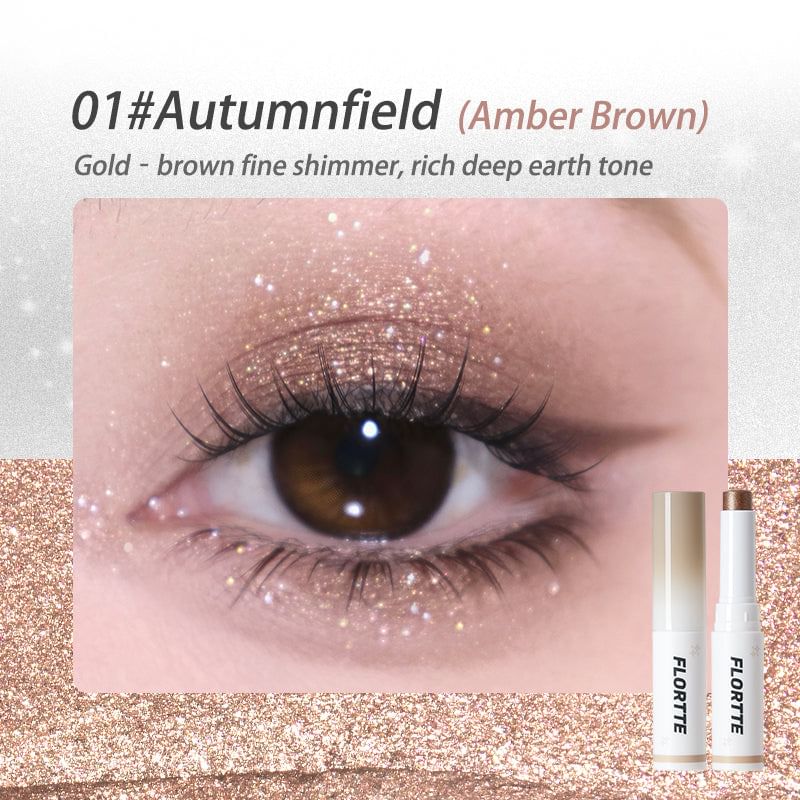 Crystal Sparkle Eyeshadow Stick - 6 Colors