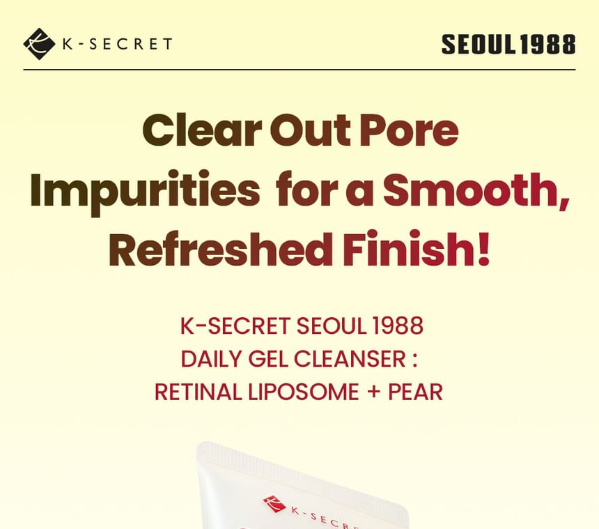 SEOUL 1988 Daily Gel Cleanser : Retinal Liposome + Pear