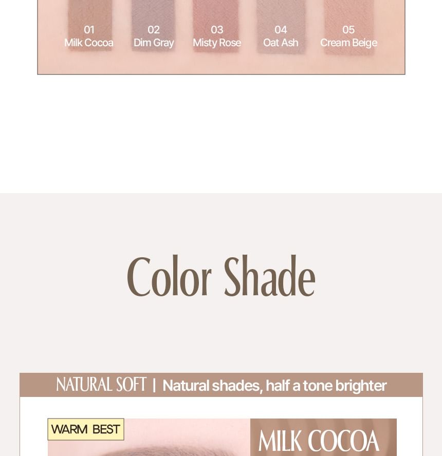 Air Set Dual Comb Browcara - 5 Colors 2pcs Bundle Set