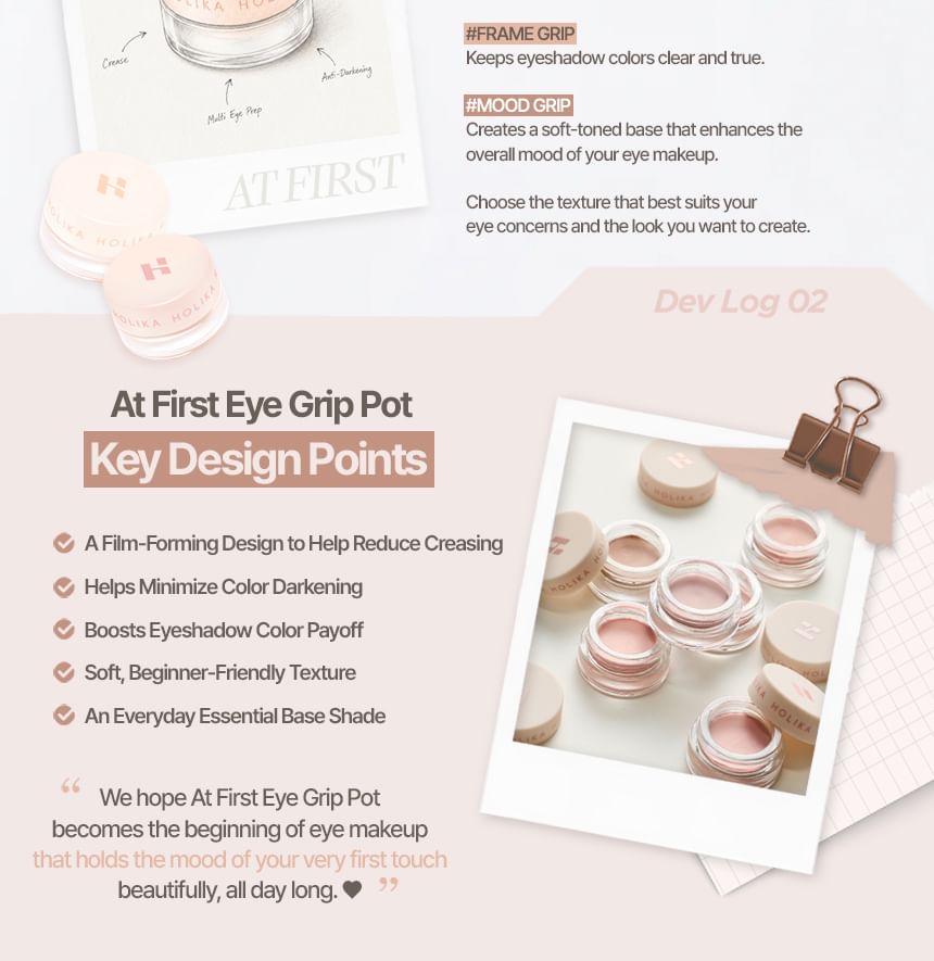 At First Eye Grip Pot - 7 Colors 2pcs Bundle Set
