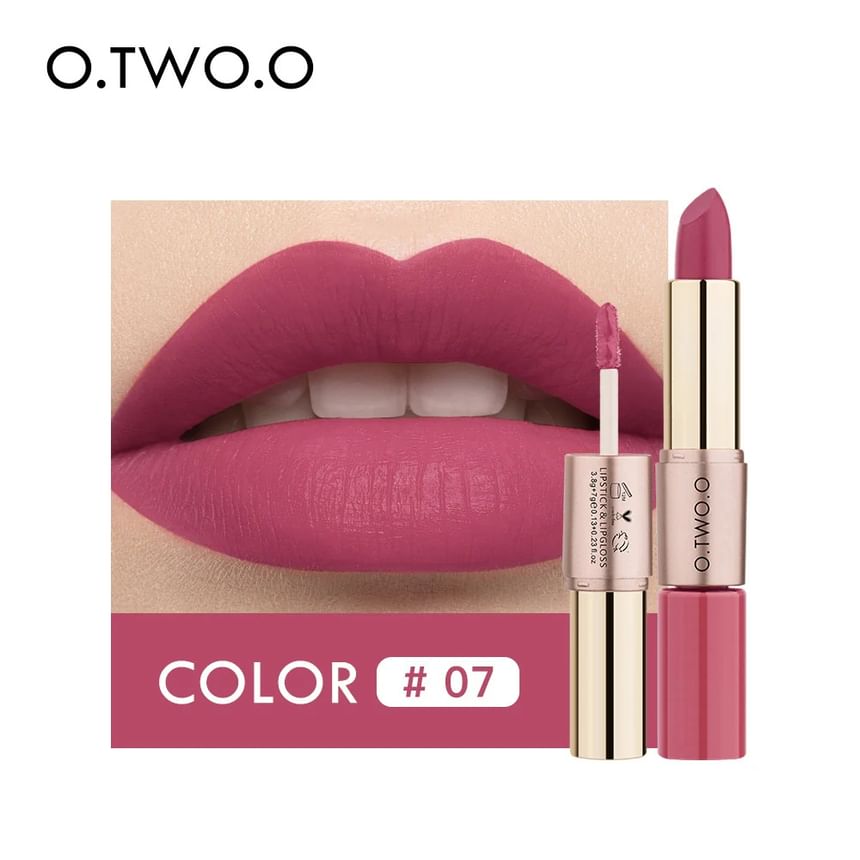 2 in 1 Matte Lipstick & Liquid Lipstick - 12 Colors 10pcs Bundle Set