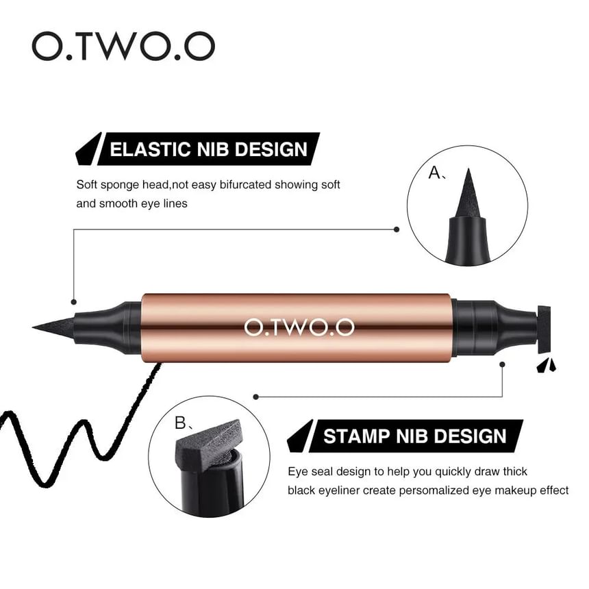 Miraculous Cat-Eye Stamp Eyeliner Pen 10pcs Bundle Set