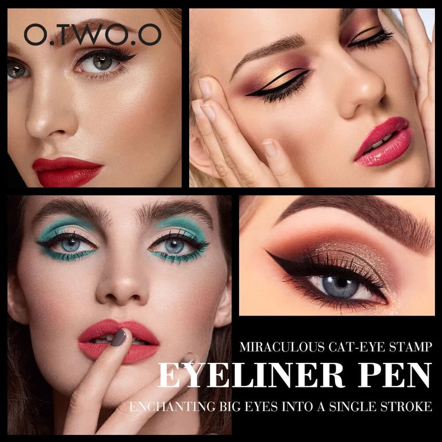 Miraculous Cat-Eye Stamp Eyeliner Pen 10pcs Bundle Set