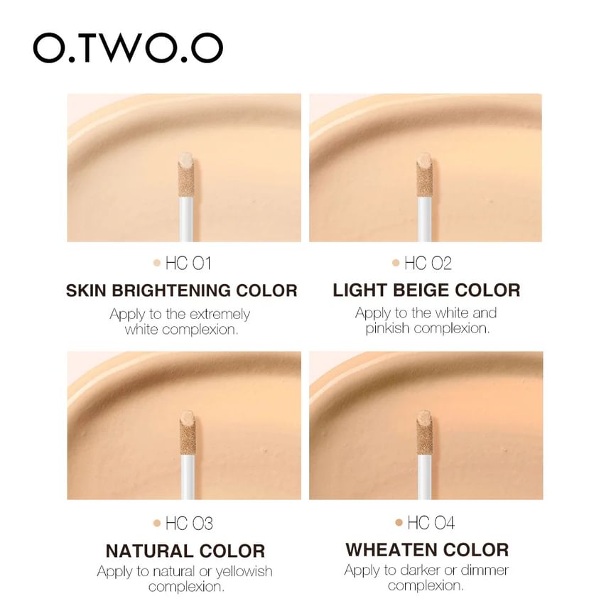 High Coverage Liquid Concealer - 4 Shades