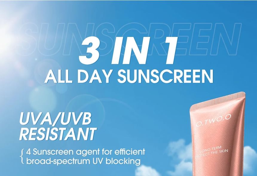 UV Protection Clear Sunscreen SPF50+ PA++++ 10pcs Bundle Set