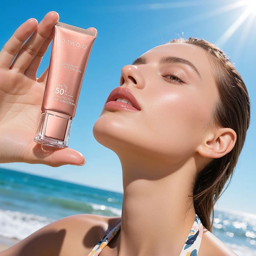UV Protection Clear Sunscreen SPF50+ PA++++ 5pcs Bundle Set
