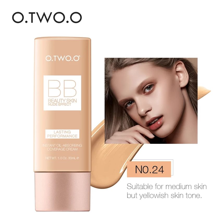Instant Oil-Absorbing Coverage BB Cream - 4 Shades