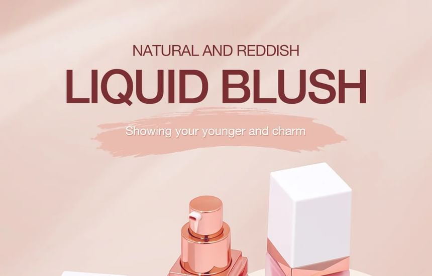Natural and Reddish Liquid Blush - 3 Colors