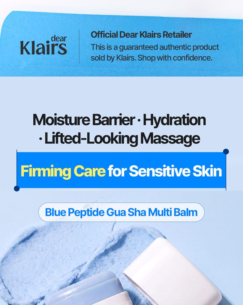 Blue Peptide Gua Sha Multi Balm 2pcs Bundle Set