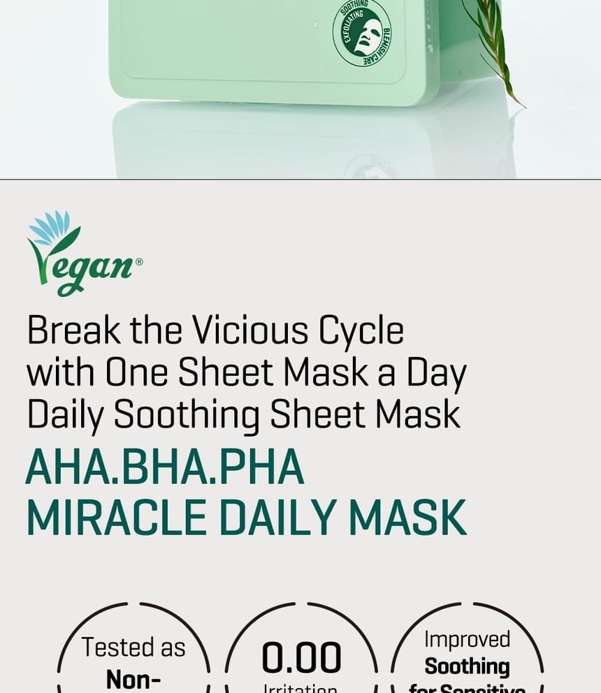 AHA·BHA·PHA Miracle Daily Mask