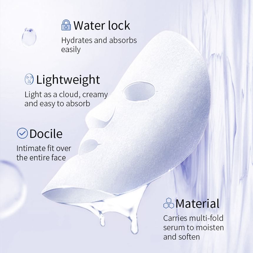 Brightening / Moisturizing / Soothing Plant-based Facial Sheet Mask - 8 Types