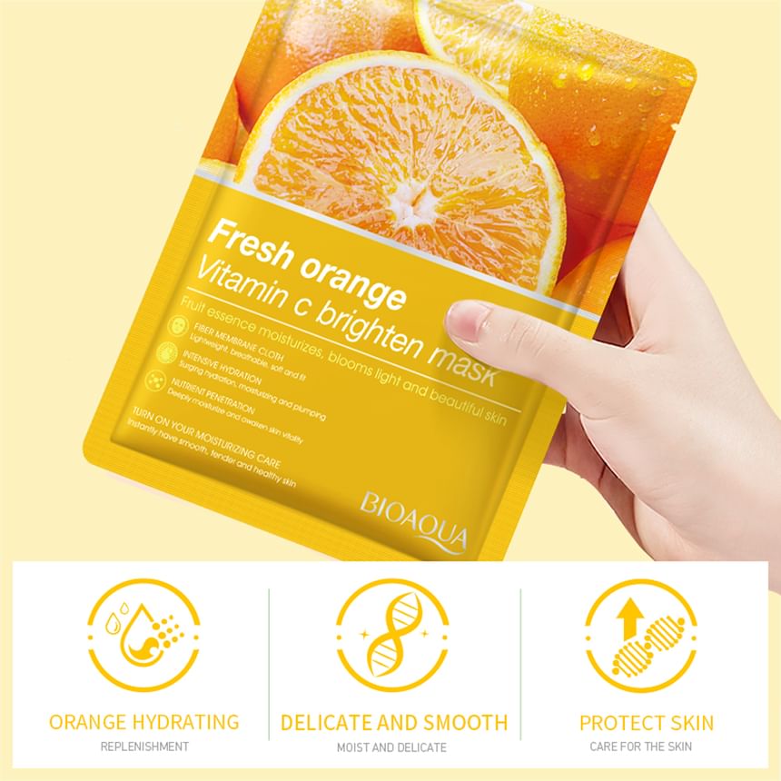 Brightening / Moisturizing / Soothing Plant-based Facial Sheet Mask - 8 Types