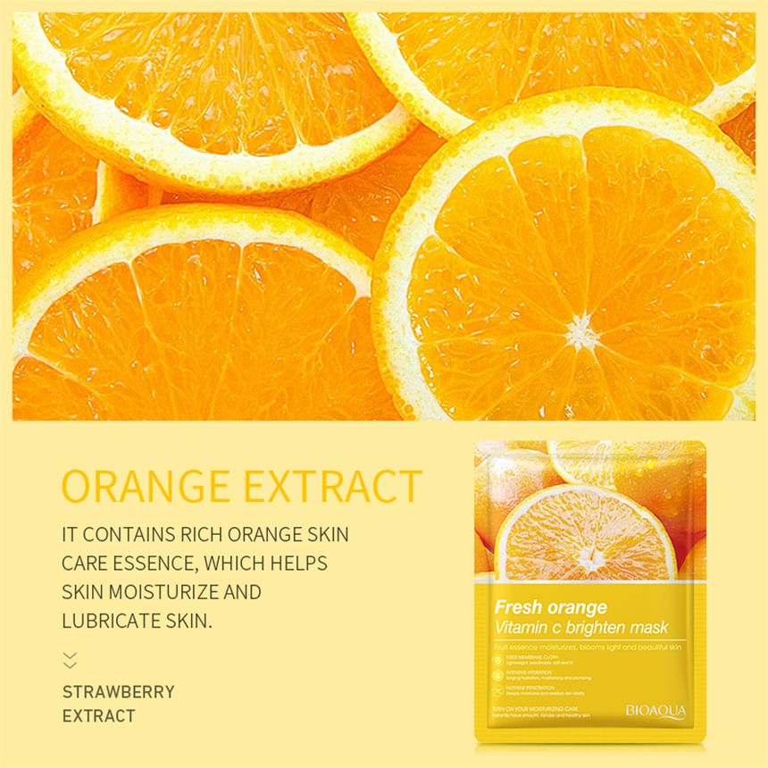 Brightening / Moisturizing / Soothing Plant-based Facial Sheet Mask - 8 Types