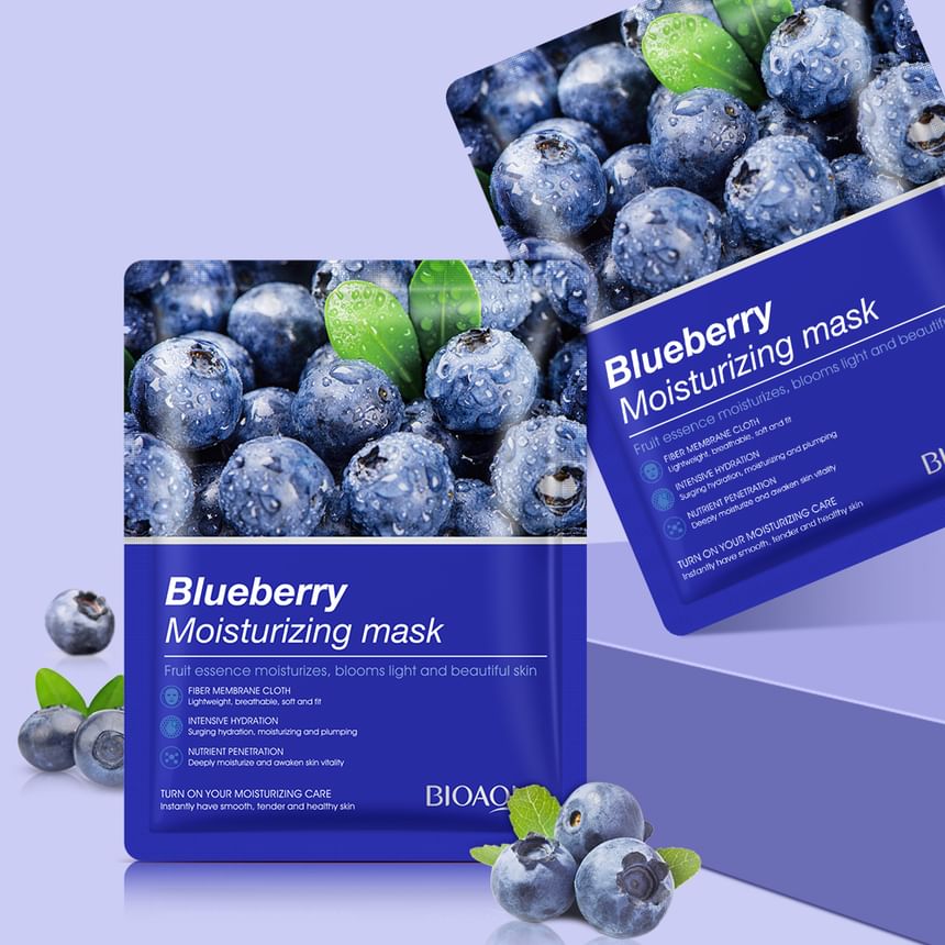 Brightening / Moisturizing / Soothing Plant-based Facial Sheet Mask - 8 Types