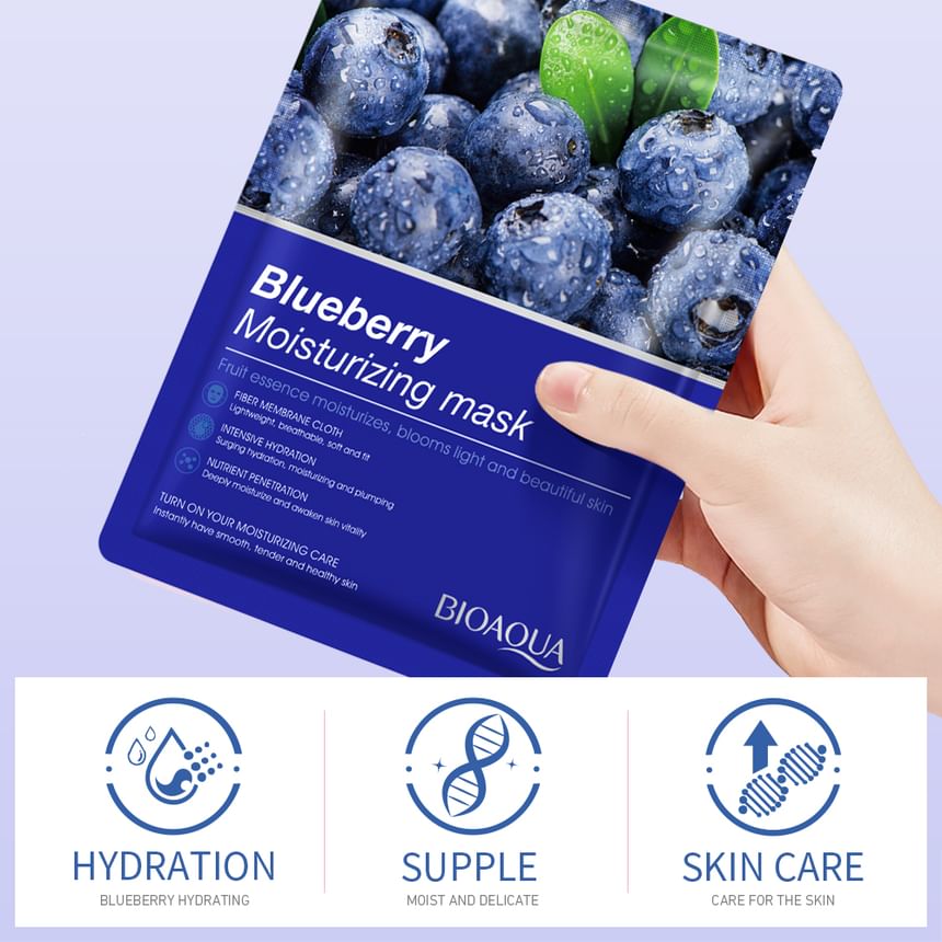 Brightening / Moisturizing / Soothing Plant-based Facial Sheet Mask - 8 Types