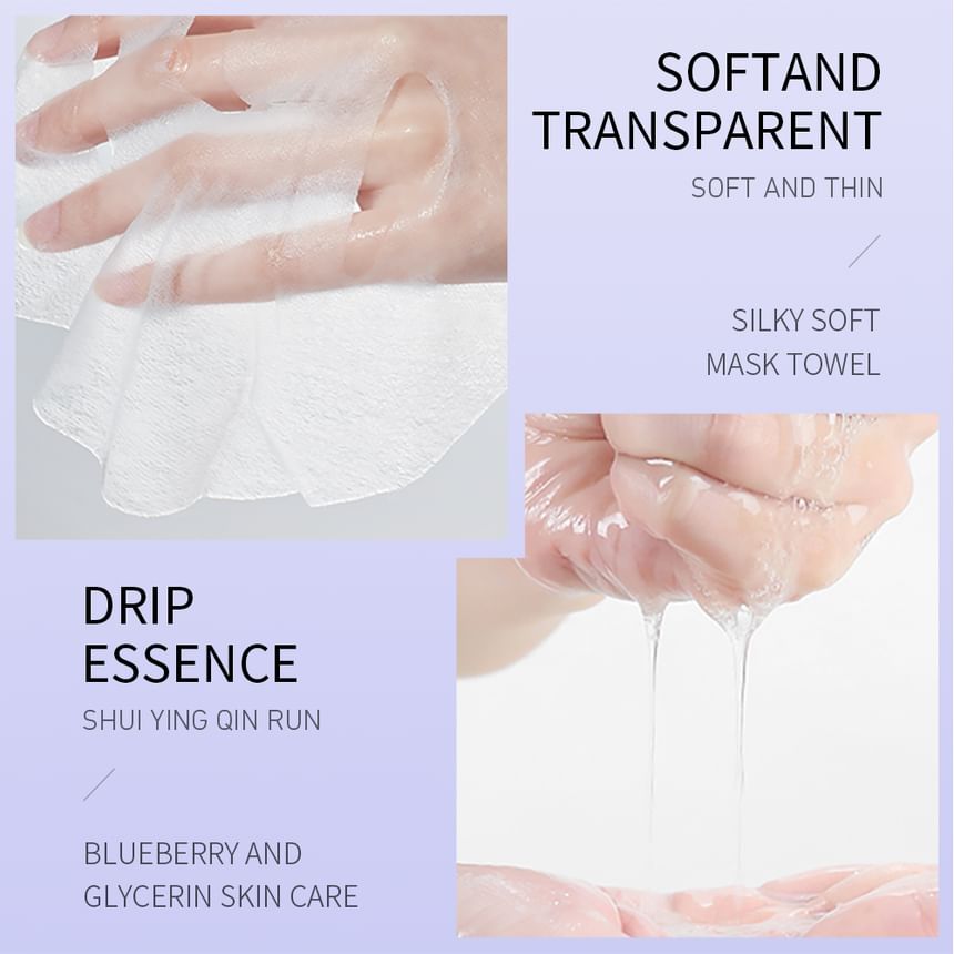 Brightening / Moisturizing / Soothing Plant-based Facial Sheet Mask - 8 Types