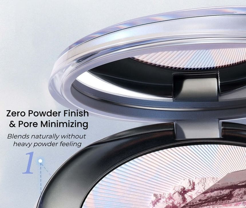 Mini Moonlight Stone Flawless Oil-control Pressed Powder - 2 Colors 2pcs Bundle Set