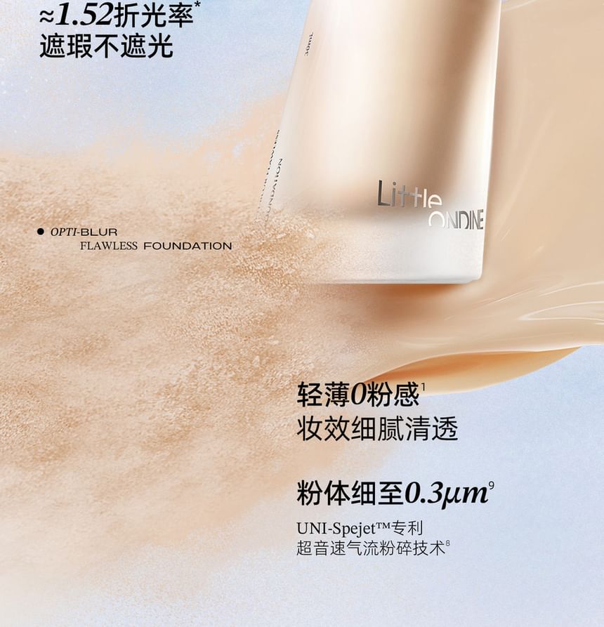 Travel Size Moonlight Stone Flawless Oil-control Foundation - 4 Shades