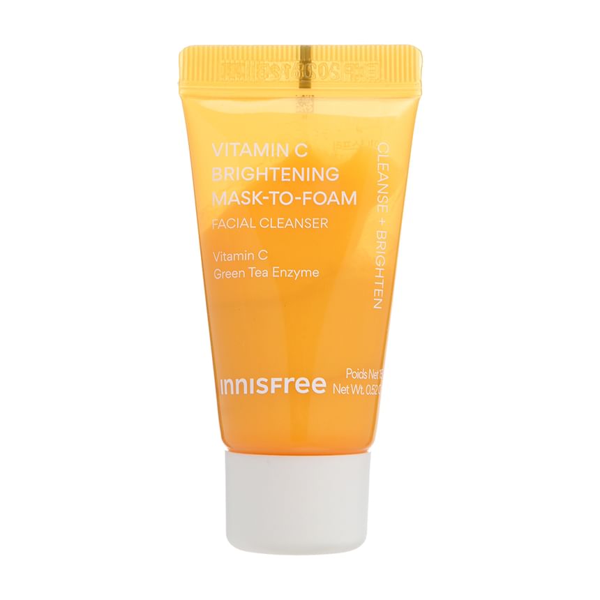 Vitamin C Brightening Mask-To-Foam Facial Cleanser Mini
