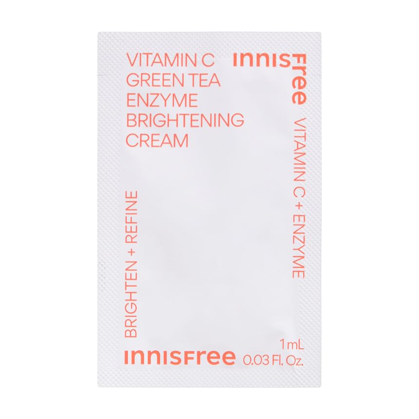 Vitamin C Green Tea Enzyme Brightening Cream Sachet