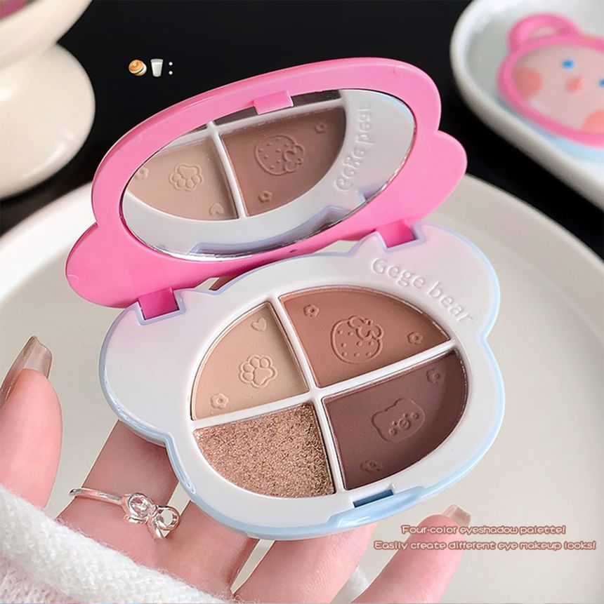 BUY 3 GET 40% OFF - Cute & Fun Fantasy 4-Color Eyeshadow Palette - 5 Types
