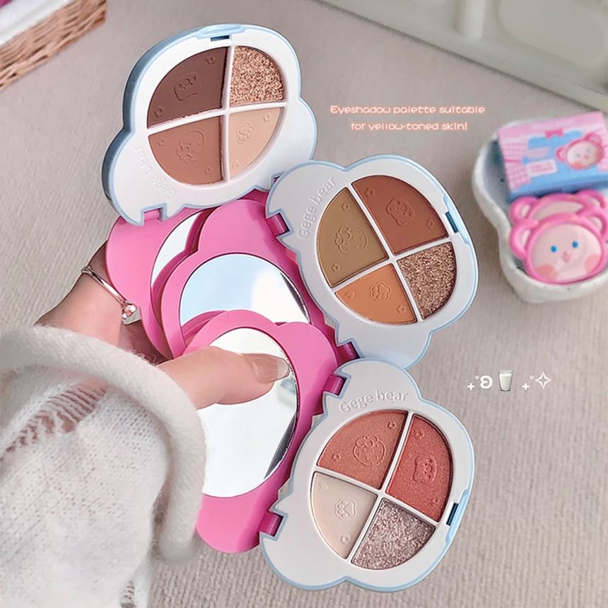 BUY 3 GET 40% OFF - Cute & Fun Fantasy 4-Color Eyeshadow Palette - 5 Types