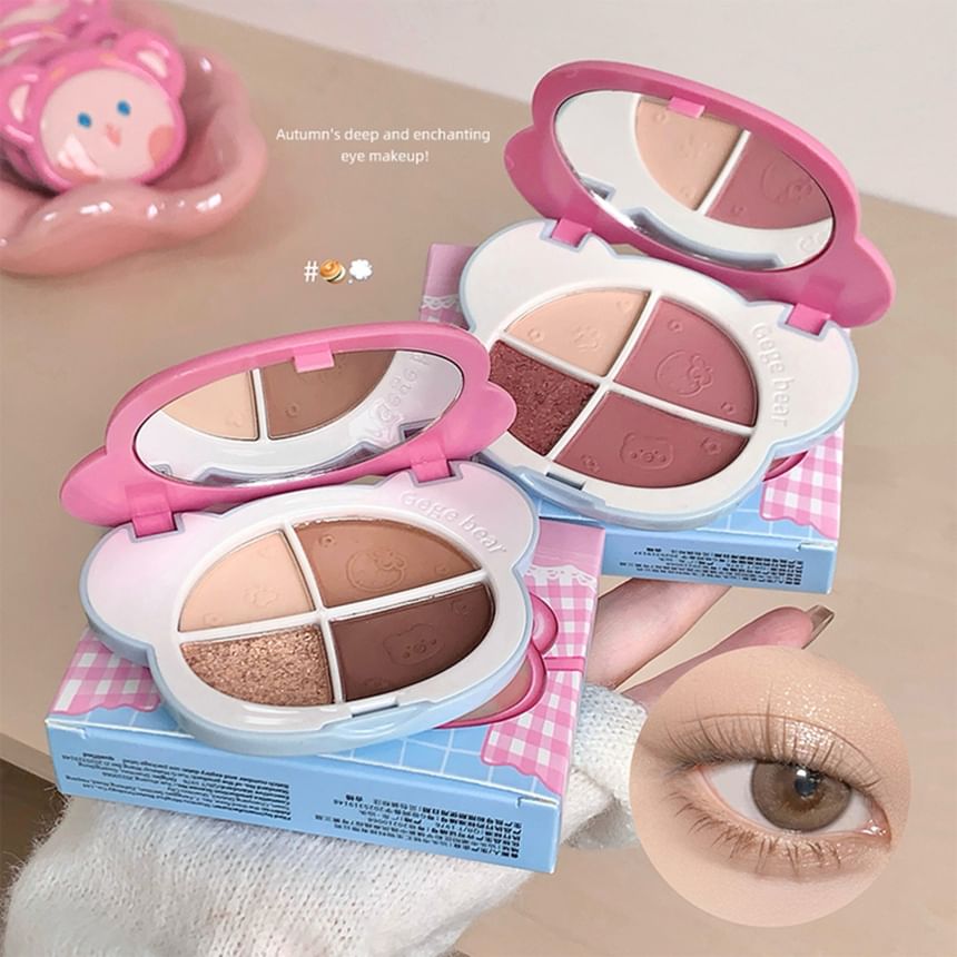 BUY 3 GET 40% OFF - Cute & Fun Fantasy 4-Color Eyeshadow Palette - 5 Types