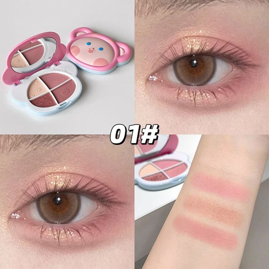 BUY 3 GET 40% OFF - Cute & Fun Fantasy 4-Color Eyeshadow Palette - 5 Types