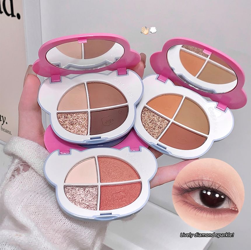 BUY 3 GET 40% OFF - Cute & Fun Fantasy 4-Color Eyeshadow Palette - 5 Types