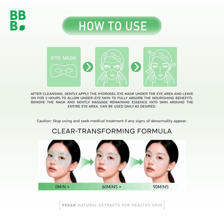 Calming Bright Melting Hydrogel Eye Mask