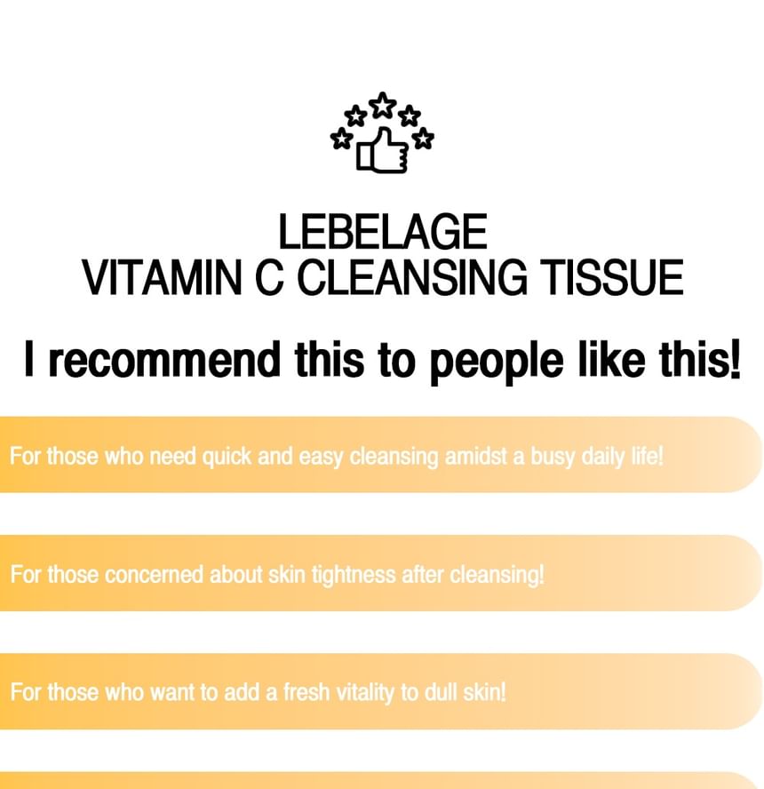 Vitamin C Cleansing Tissue