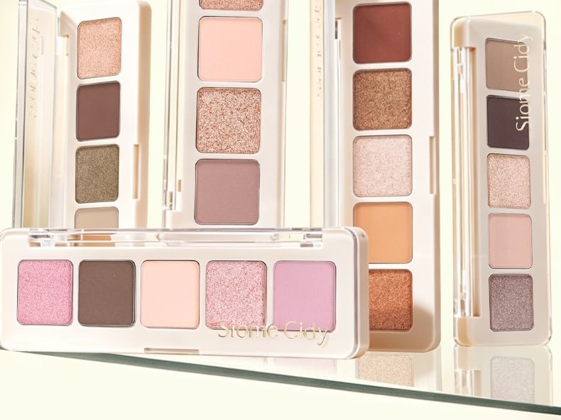 Floating Light Narrative Eyeshadow Palette - 5 Colors 10pcs Bundle Set